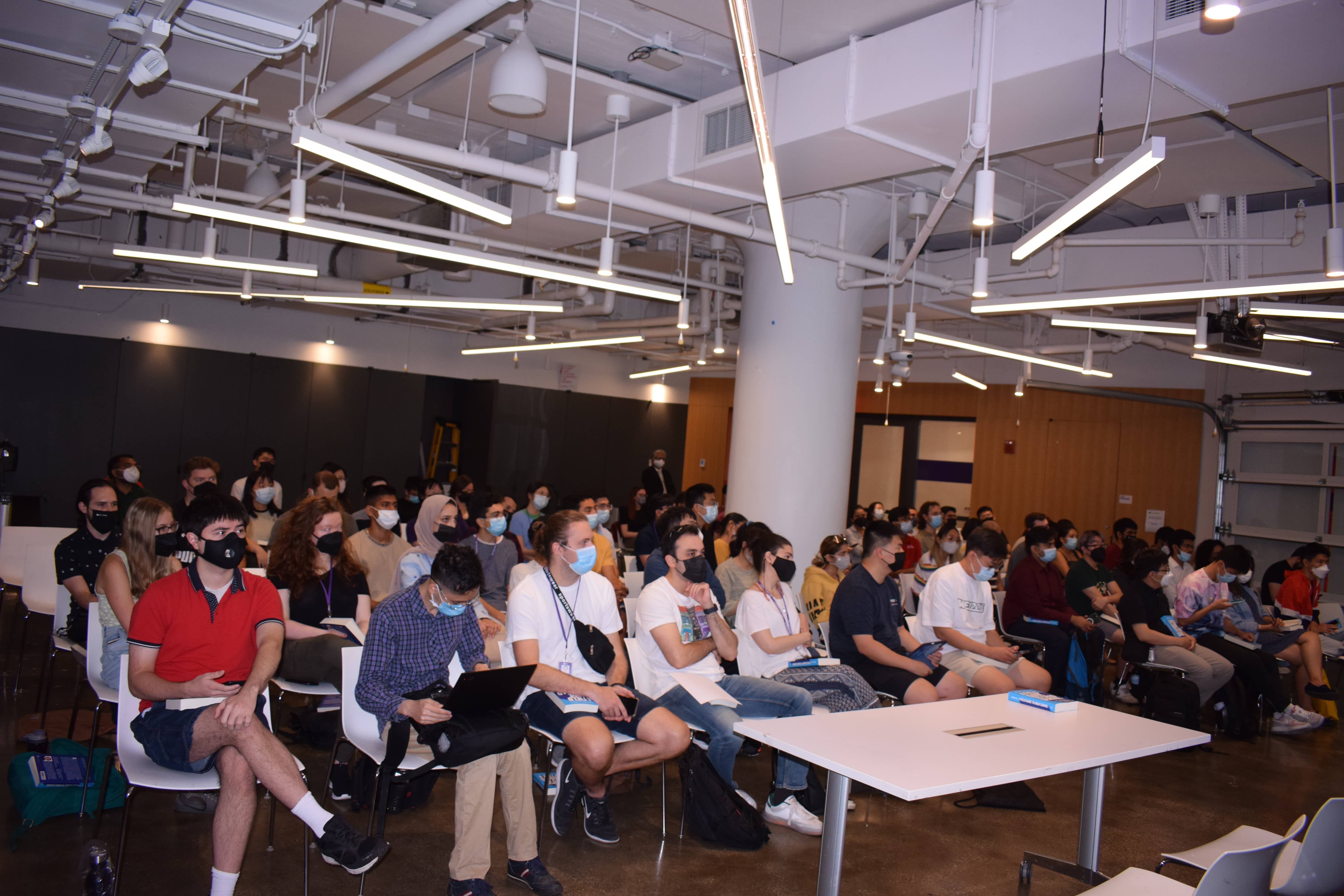 PhD students participating in the student orientation