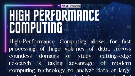 high performance computing flyer